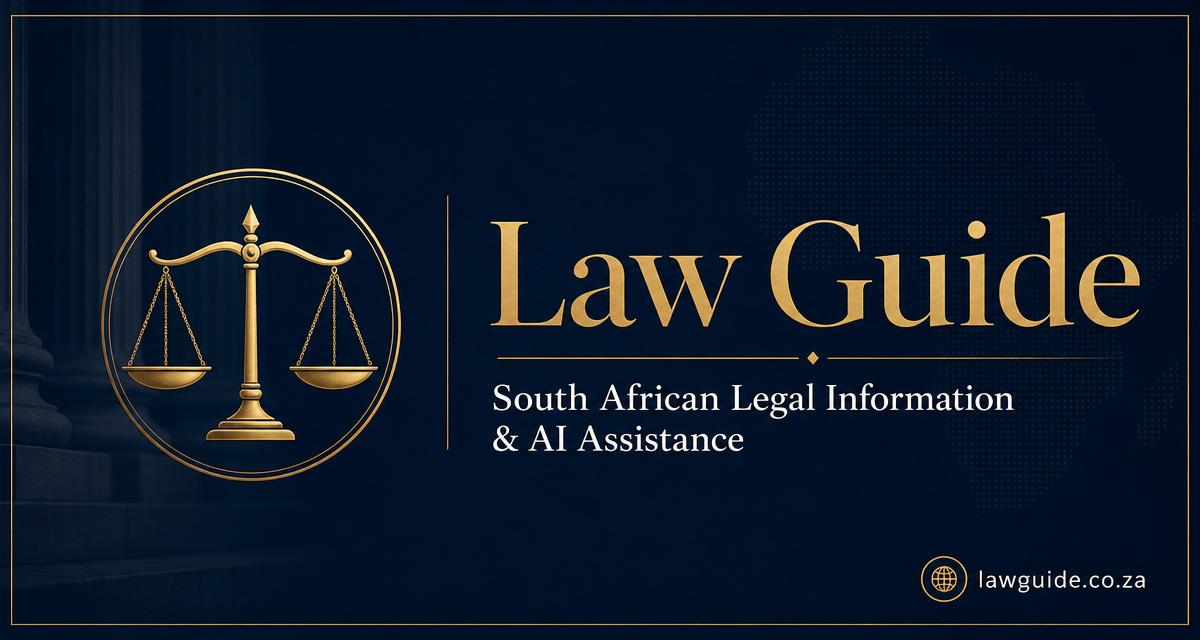 Law Guide — South African Legal Information & AI